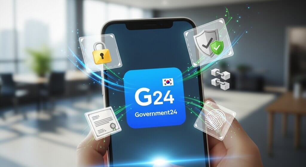 입원격리통지서 모바일 발급