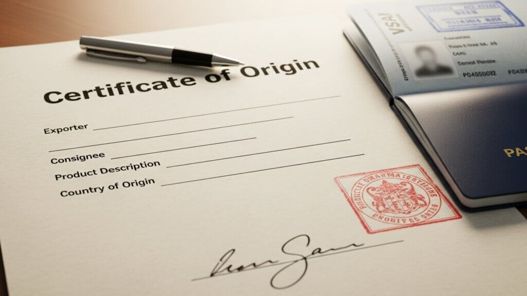 원산지 증명서