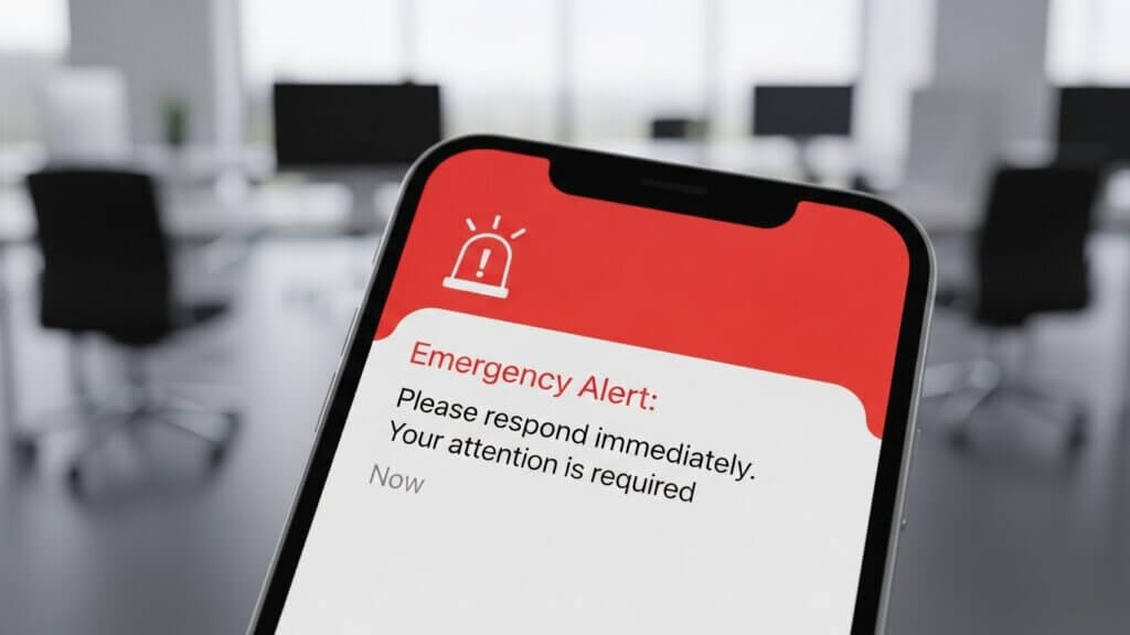 보호자 문자 발송